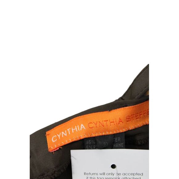 Cynthia Cynthia Steffe Womens Belted Knee Length Pencil Skirt Brown Size 10 - Picture 7 of 7